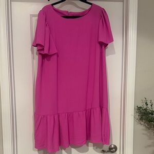 DKNY Hot Pink Shift Dress